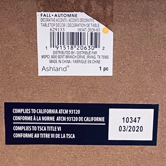 🍁🌟2xHP🌟NWOT Fall Decor Set: Plush Velvet Gobbler Turkey & Autumn Blessing Sign - Picture 13 of 13